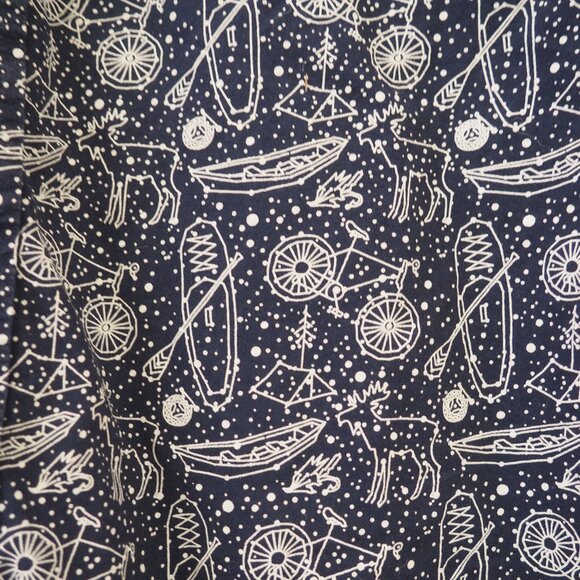 Mountain Khakis Camping Bicycle Canoe Kayak Short Sleeve Button Down Shirt sz M - Picture 3 of 5